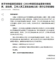 中超14队已提交工资确认表！