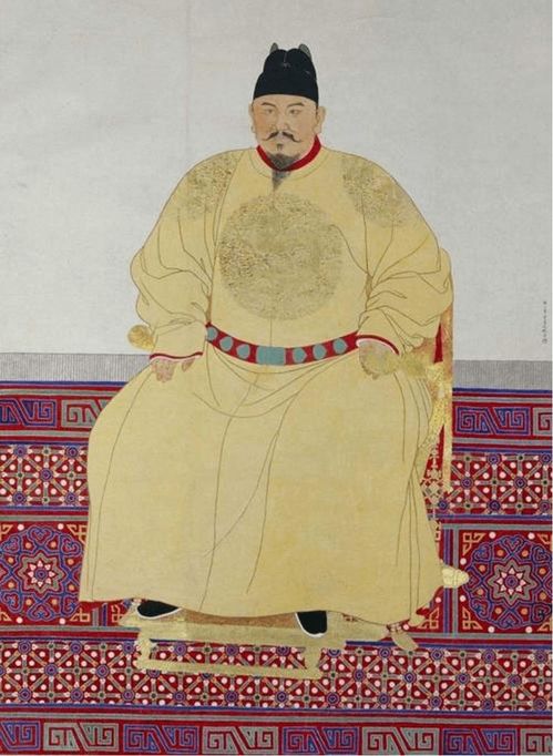 清代朱元璋的画像之所以丑陋,完全是因为这可能是清朝文人欺骗(历史书朱元璋画像)