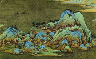 王希孟的《千里江山图》气势磅礴 令人惊叹(王希孟的《千里江山图》华南师)