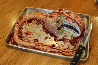 世界上最精彩、最恐怖的蛋糕和零食,超重的尸体蛋糕令人恶心(世界上最精彩的扑救)