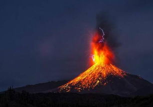 火山爆发时会射出闪电（图）