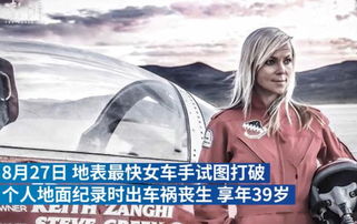 女车手最快死于地表 康姆斯驾驶超音速汽车