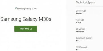 三星Galaxy M30s渲染图曝光:谷歌认证出现在企业界面(三星galaxya53)