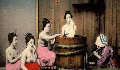 百年前,日本艺妓很少露胸照(组图)(日本艺妓地位)