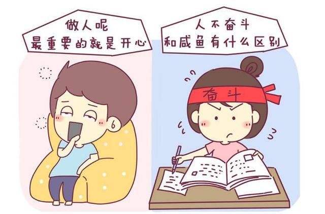 婚姻中三种观点的表现例子