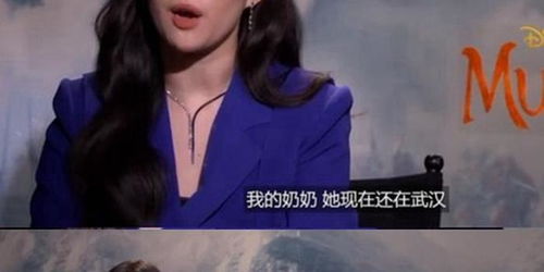 刘亦菲外网发声疫情 关心还在武汉的奶奶