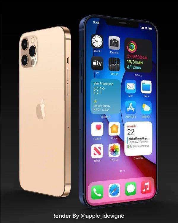 iPhone 12系列全新渲染图曝光：两个版本共四款机型