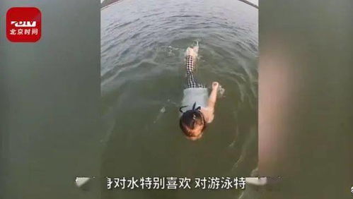 苗苗在游泳过程中不断改变姿势 网友:前世是条鱼