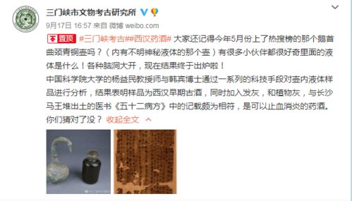 河南出土的青铜壶中发现了未知的液体,古酒中添加了灰和植物灰(河南出土的青铜壶内液体是千年古酒)