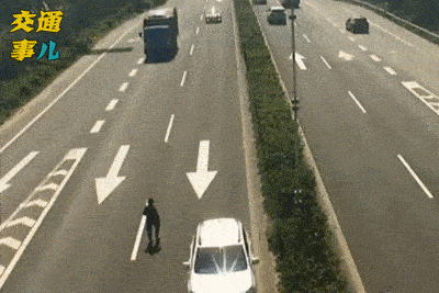 横穿高速公路的人当场死亡,司机不涉酒不涉毒(行人横穿高速公路被撞死)