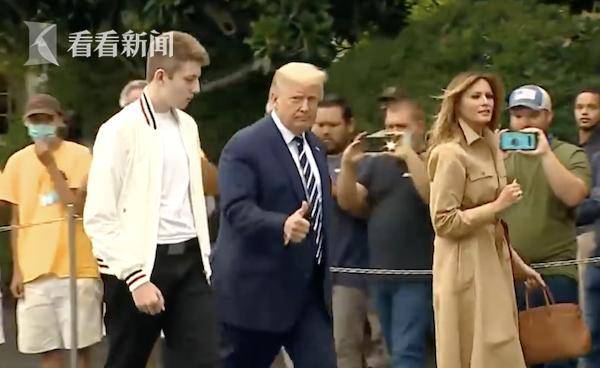 特朗普:小儿子感染新冠肺炎,15秒左右恢复(为什么特朗普没人感管他)