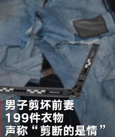 男子婚姻家庭暴力,被判离婚后剪掉前妻199件衣服!(家庭暴力赔偿标准婚姻)