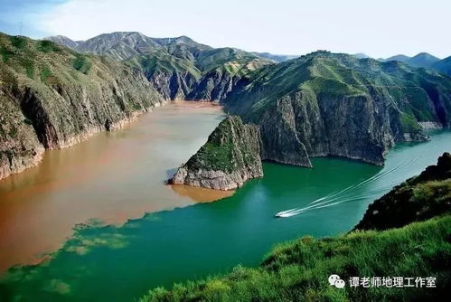 西安高陵的泾渭分明奇观景象