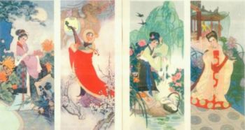 中国古代的四大美女,看看他们长什么样 中国古代的四大美男子是哪些人