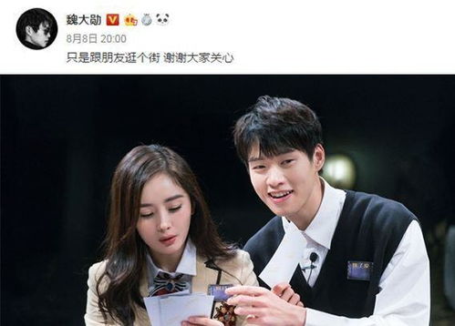 杨幂魏大勋宣布领证 不是真的 魏大勋杨幂官宣