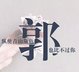 带姓氏的头像图片 姓氏图片头像大全