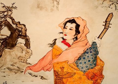 网络配图为什么王昭君心里难过?因为没有得到汉元帝的召幸(为什么一定要配图)