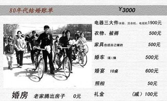 中国结婚三大件的变迁史(50年代结婚三大件)
