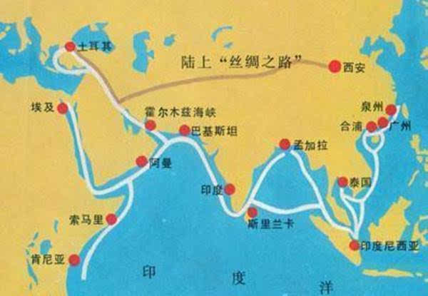 海上丝绸之路的起点城市在哪里? 海上丝绸之路的起源